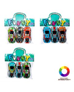 Set carros juguete niños