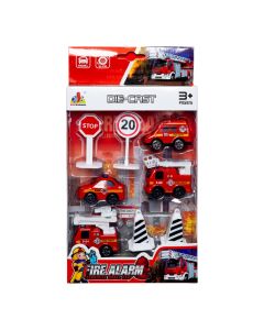 Vehículo plástico con accesorios