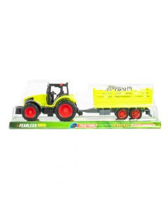 Tractor plástico con accesorios +3a