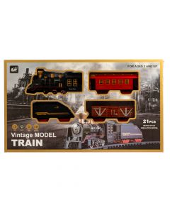 Tren plástico con luz y sonido 21pzas +3a