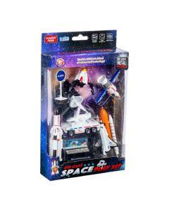 Vehículo espacial con accesorios