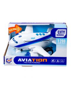 Avión plástico con sonido y luz