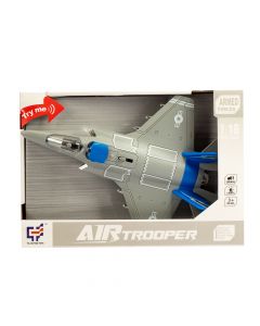 Jet plástico Air Trooper +3a gris+azul