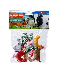 Set granja plástico 10 piezas