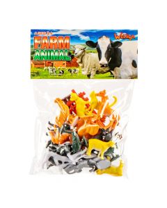 Figura animal granja plástico