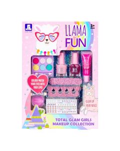 Set manicure maquillaje Llama Fun