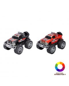 Carro fricción 4x4 para niños