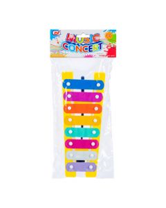 Xilófono plástico multicolor