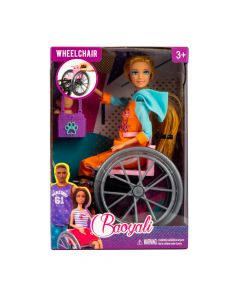 Muñeca plástica Baoyali 4pzas +3a