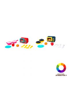 Microondas juguete con accesorios