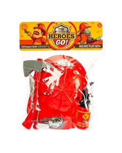 Set accesorios bombero niños
