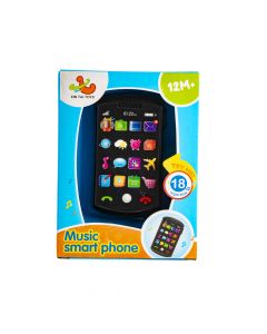 Celular plástico con sonido luz +12m negro