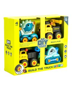 Vehículo construcción DIY multicolor