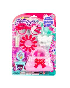 Accesorio plástico para niña 6pzas +3a