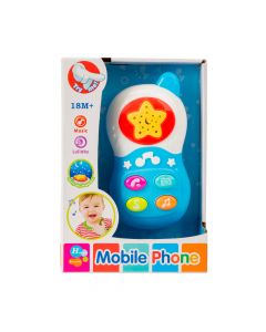 Celular plastico para bebé con sonido+luz +18m multicolor