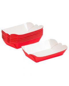 Caja cartón corrugada 8und rojo