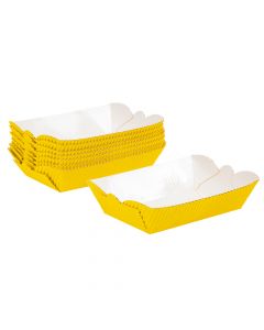 Caja cartón corrugada 8und amarillo