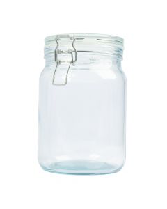 Frasco redondo vidrio 1900ml con cierre hermético
