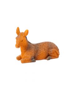 Burro poliresina 13x4x9.5cm café