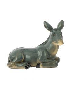 Burro poliresina 11x7x4cm gris