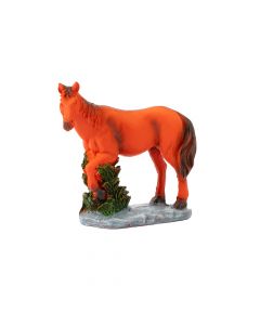 Caballo poliresina 8x3x7cm café
