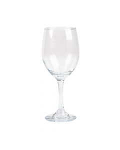 Copa vidrio lisa para vino 410ml transparente