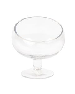 Pecera vidrio redonda 14x15cm