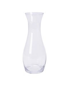 Jarrón vidrio liso transparente