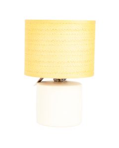 Lampara cerámica para mesa noche lisa