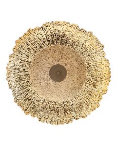 Portaplato navideño dorado