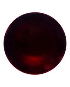 Portaplato navideño rojo