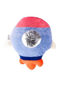 Almohadón afelpado figura cohete 48cm multicolor