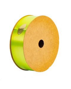 Cinta plástica lisa 30mm 50yd verde limon