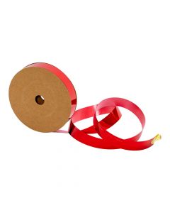 Cinta plástica roja brillante