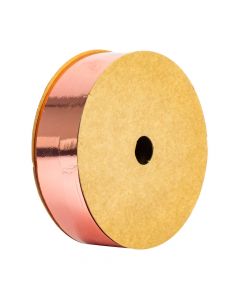 Cinta plástica lisa 30mm 50yd oro rosa