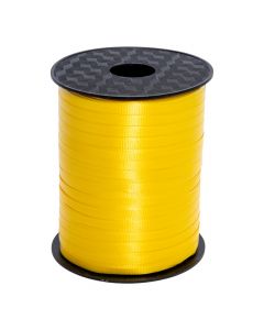 Cinta curling lisa amarilla