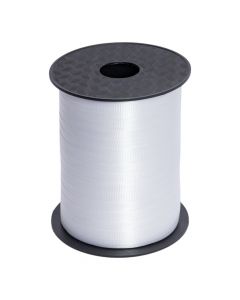 Cinta curling blanca decorativa