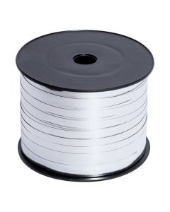 Cinta curling brillante plateado