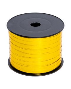 Cinta curling brillante dorado