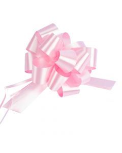 Lazo plástico liso 30mm 5pulg 6pzas rosado