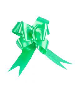 Lazo plástico liso 22mm 6pzas verde