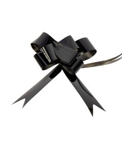 Lazo liso 6pzas negro