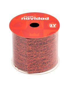 Cinta roja escarchada