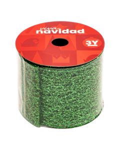 Cinta navideña verde