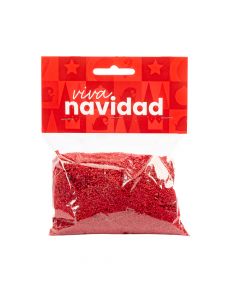 Aserrín liso 50g rojo