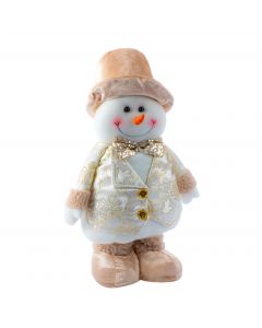 Peluche navideño muñeco nieve 80cm 