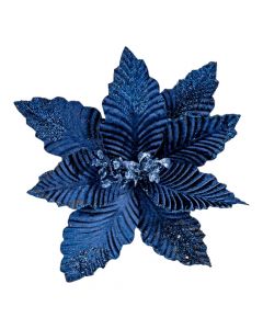 Flor azul escarchada
