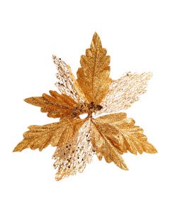 Flor navideña 28cm cobre
