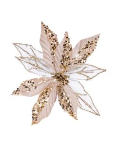 Flor decorativa navideña