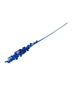 Rama artificial navideña escarchada 77cm azul